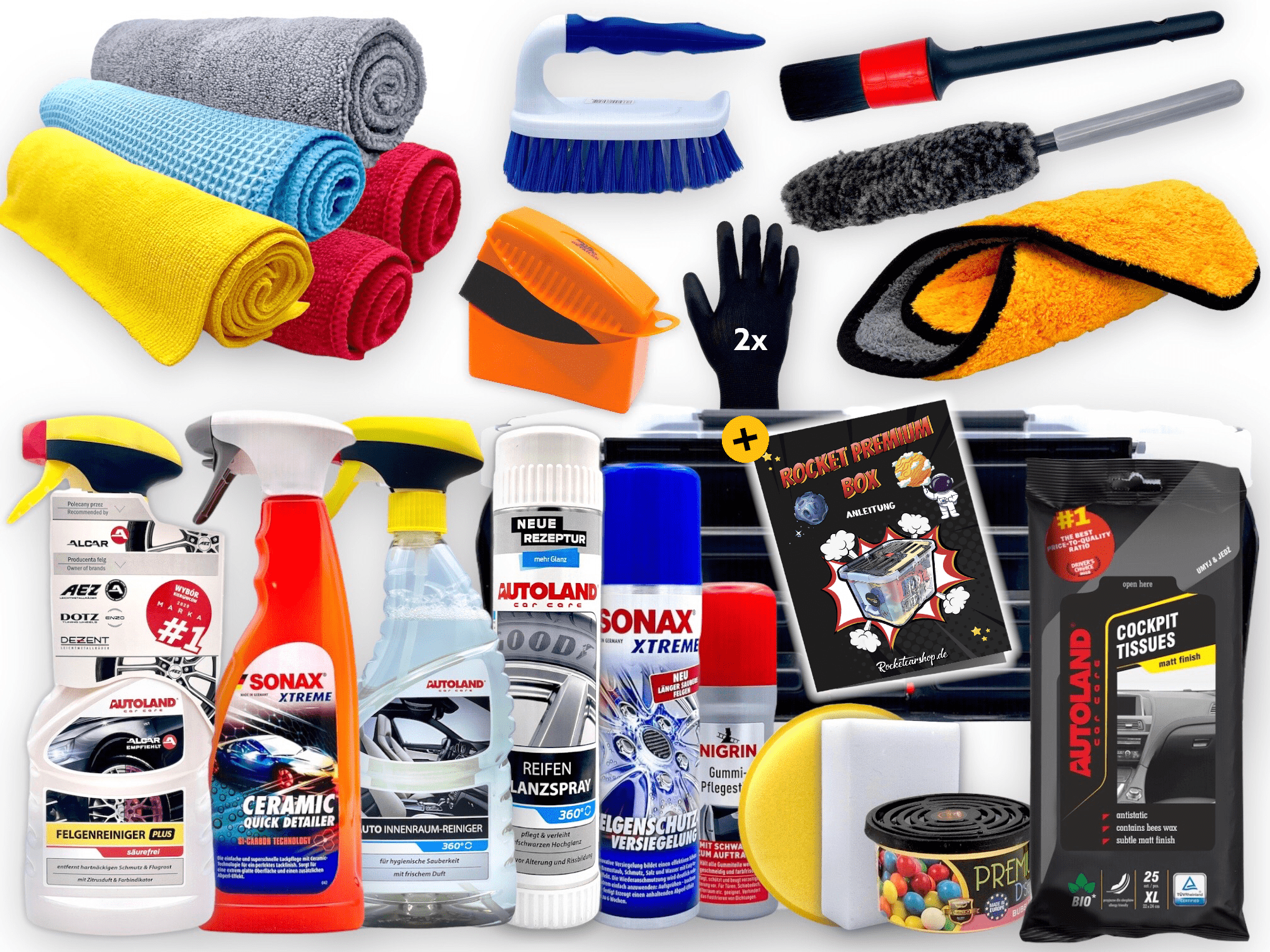 Kit nettoyage voiture : pack et kit de lavage pour auto