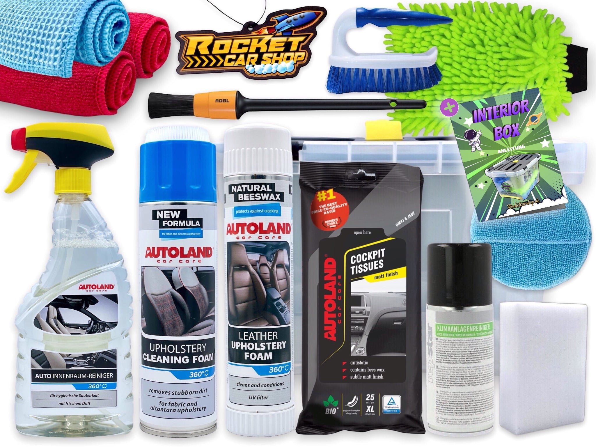 autopflege set innenraum interior kit fahrzeug innenraumreiniger autopflege set putzset für pkw geschenkset geschenkidee für männer