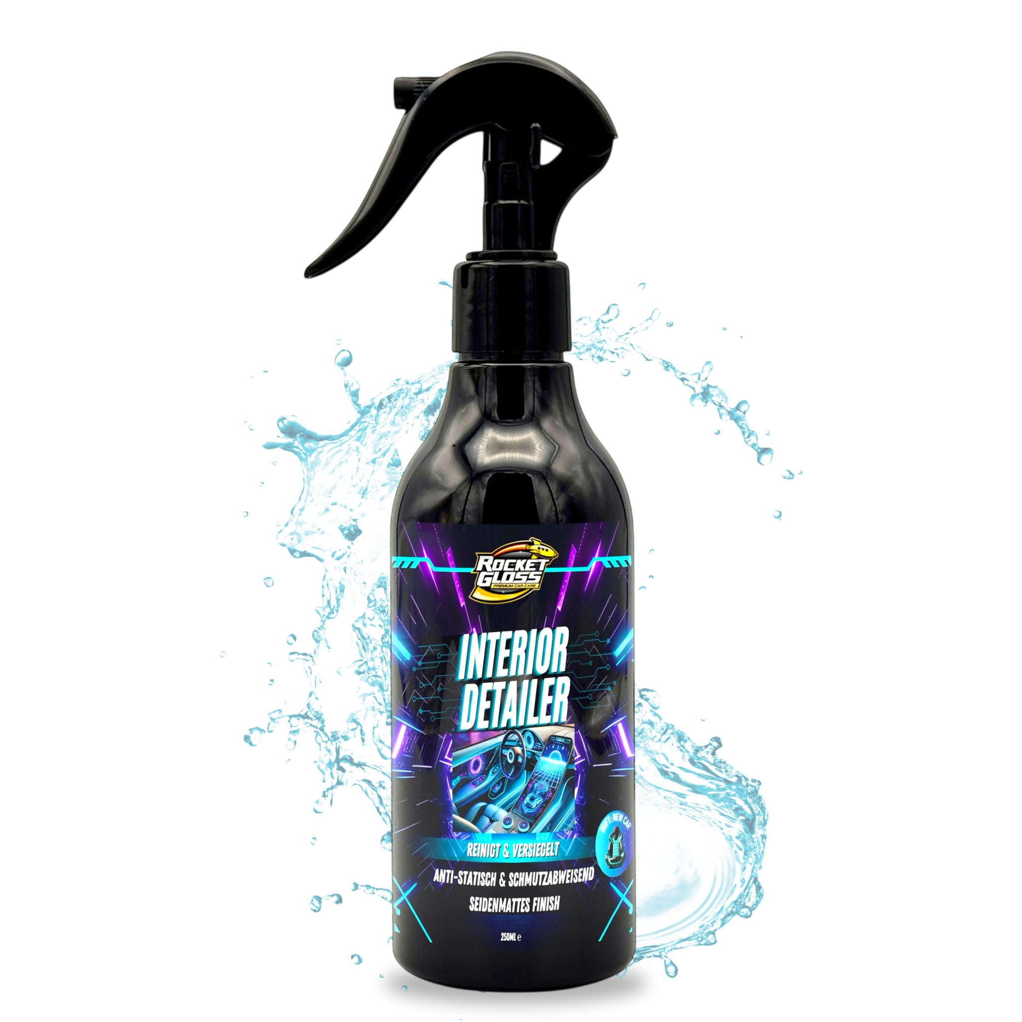 Rocket Gloss Interior Detailer Innenraumreiniger Matt Finish 500ml New Car