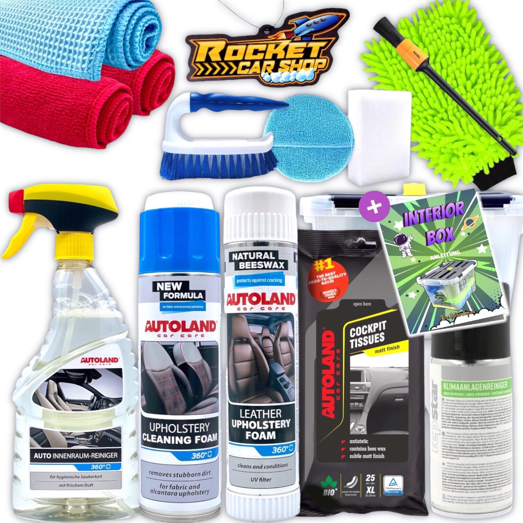 autopflege set innenraum interior kit fahrzeug innenraumreiniger autopflege set putzset für pkw geschenkset geschenkidee für männer