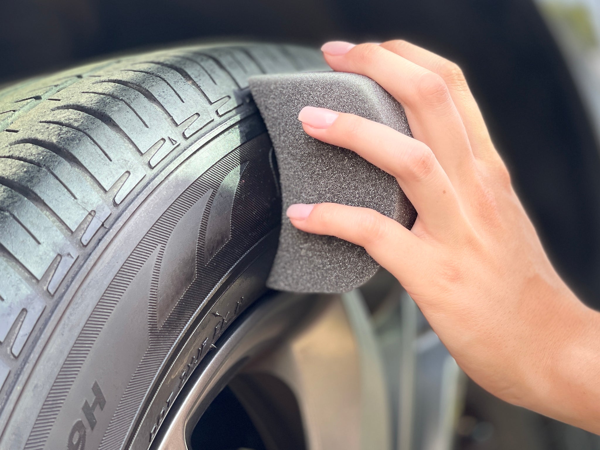 Reifen applikator schwamm Reifenglanzspray Reifenpflege für Auto Fahrzeuge rad
