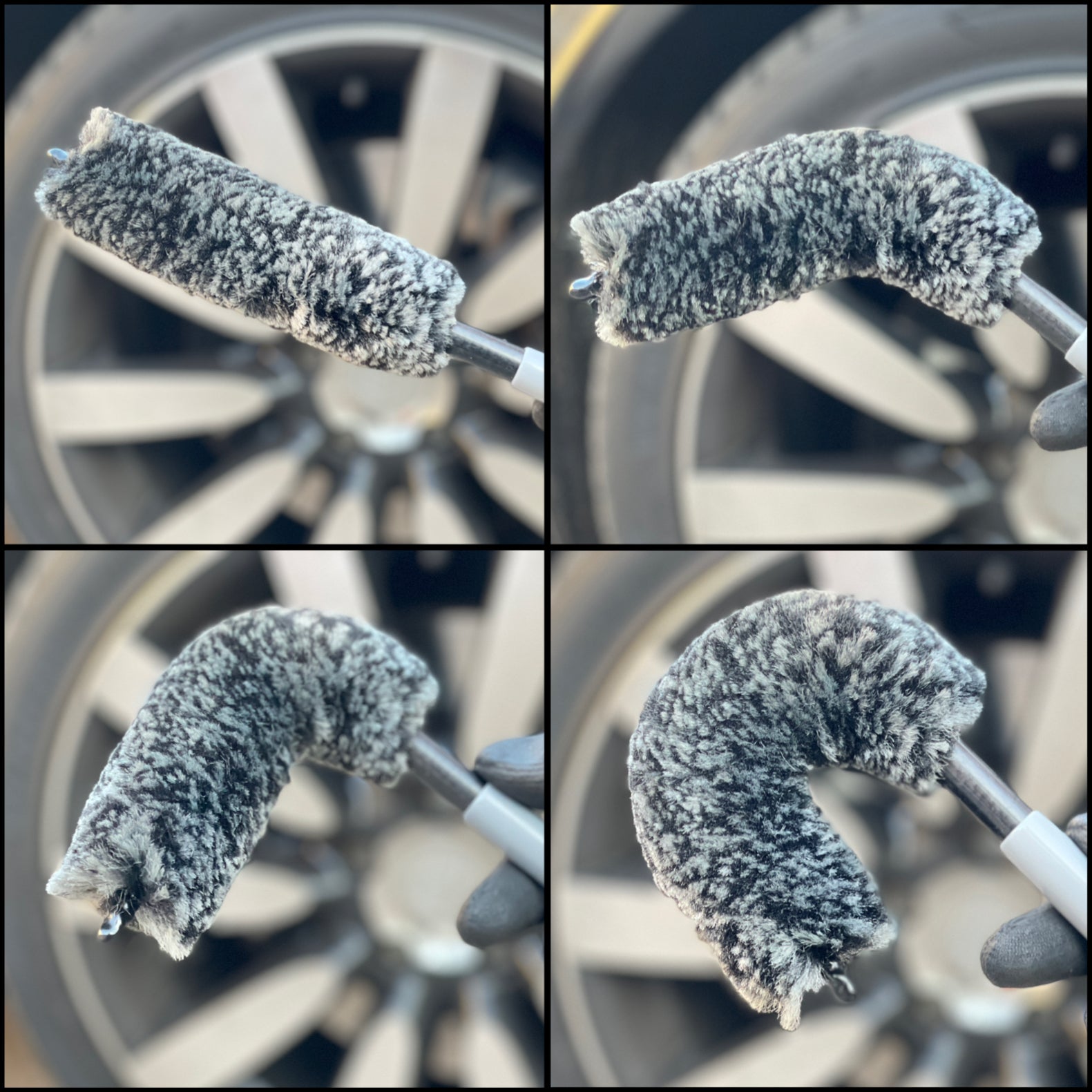 Felgenbürste auto rad reinigen mikrofaser ohne kratzer