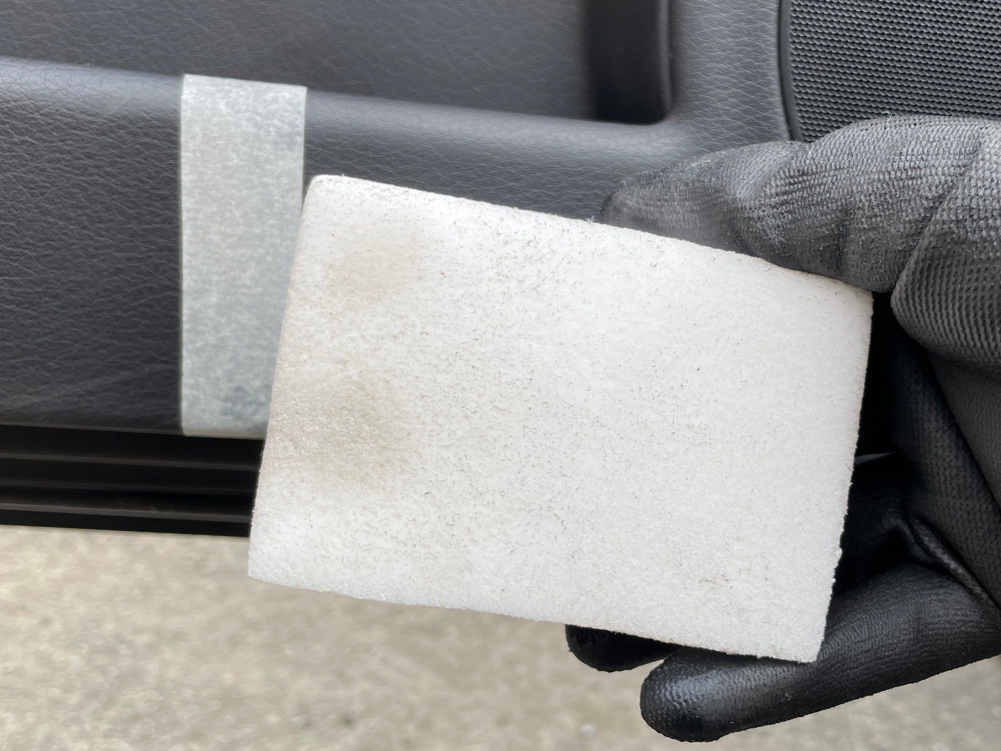 4pcs Auto Innenvlies Schrubben Schwamm für Kunststoff Leder Auto Reinigung  Mikrofaser Handtuch Wachs Schwamm Auto Reinigung Werkzeuge